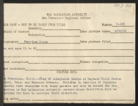 [verso] San Francisco, Calif.--Flag of allegiance pledge at Raphael Weill Public School, Geary and Buchanan Streets. Children in families of Japanese ...