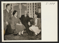 [recto] This picture taken in the home of Mr. and Mrs. Sasaki of 313 18th Avenue in Seattle, Washington, are of ...