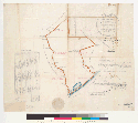 Plat of the Rancho Las Bolsas [Calif.] : finally confirmed to Ramon Yorba et al. / surveyed under instructions from the U.S. Surveyor General by Henry Hancock, Dep. Surr., December 1860 [verso]
