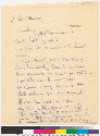 Draft letter to George C. Nutting from James. D. Phelan: April 26, 1907