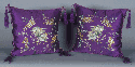 Pillow covers, purple
