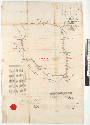 Plat of the Rancho San Lorenzo [Calif.] : finally confirmed to Guillermo Castro / surveyed under instructions from the U.S. Surveyor General, in accordance with the decree of the U.S. Dist. Court of October 10th, 1864, by J.T. Stratton, Dep. Surr., October 1864.