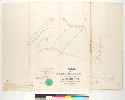 Map of the Rancho Los Tularcitos, confirmed to the heirs of Jose Higuera : [Santa Clara Co., Calif.] / Surveyed by Edward Twitchel, U.S. Dep. Surr [verso]