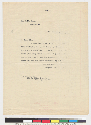 Letter from Wm. H. Taft to Tom Leung