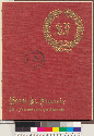 [Red front cover page with gilt title]