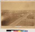[Panoramic View of Stockton. Cal. : detail a] (left portion)