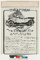 Doble-Detroit steam car ad in The Saturday Evening Post, "The Ultimate car"