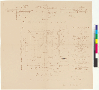 Plan of East Court Showing Walls, Walks, Etc. as Proposed International House