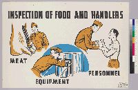 [recto] Inspection of food and handlers