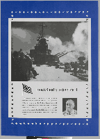 Denizlerin hurriyeti [Protecting the freedom of the seas; image on the deck of the U.S. Navy battleship North Carolina.]