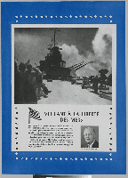 Veillant a la liberte des mers [Protecting the freedom of the seas; image on the deck of the U.S. Navy battleship North Carolina.]