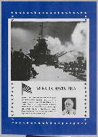 Vi halla haven fria [Protecting the freedom of the seas; image on the deck of the U.S. Navy battleship North Carolina.]