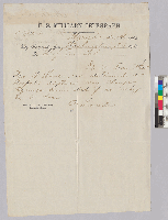 Telegram from Abraham Lincoln to Major General Ord (recto)